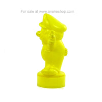 Vintage 1989 Nintendo Super Mario Brothers Figure Topps Candy Gum Container Yellow