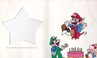 Vintage 80s Mario Brothers Birthday Card Mario 2 Tweeter Toad Luigi Oversized