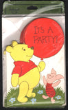 Vintage Disney Winnie the Pooh Birthday Invitations 8 Sealed Stationery