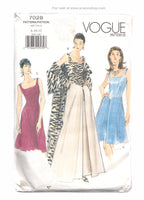 Vogue Patterns 7028 Evening Gown Disney Princess Dress Costume Pattern Size 8 10 12