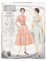 Vintage Vogue Pattern 2267 Size 12 1954 Vintage 50s A Line Dress and Bolero