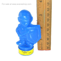 Vintage 1989 Nintendo Legend of Zelda Topps Link Figure Candy Gum Container Blue